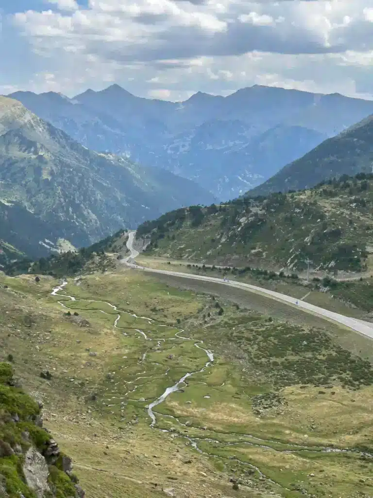 Vue sur les montagnes Ariégeoises.